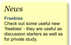 Click to see latest freebies